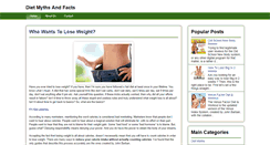 Desktop Screenshot of dietmythsandfacts.com